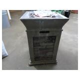 gas outdoor fireplace 