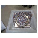 gas fireplace stones