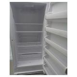 Kenmore upright freezer inside 
