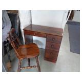 childs desk & chair 