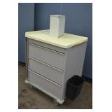 Large Rolling 4 Drawer Med Cart Toolbox