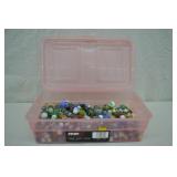 7lbs Vintage Glass Marbles