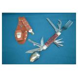 Camping Multi Tool With Belt Pouch