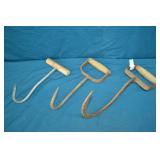 3pcs Vintage Farm hay Hand Hooks