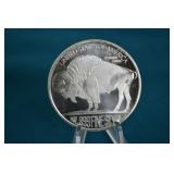 1oz .999 Fine Silver Buffalo / Indian Head Round