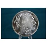 1oz .999 Fine Silver Buffalo / Indian Head Round