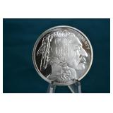 1oz .999 Fine Silver Buffalo / Indian Head Round