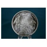 1oz .999 Fine Silver Buffalo / Indian Head Round