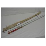 1950s Vintage South Bend 2pc Hollow Glass Rod