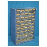 39 Drawer Hardware Organizer With Hardware Content