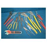 Lot Various Wrenches & Pliers