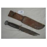 WWII PAL RH 36 US Army Fighting Knife w/ Sheath