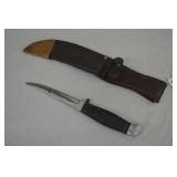 Earlier Case XX 8" Fixed Blade Knife & Sheath