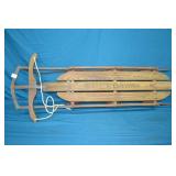 Antique 55" Speedway Metal Runner Sled