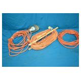 2 Extension Cords & Trouble Work Light