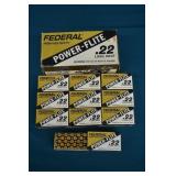 500 Round Box Federal Power-Flite 22LR Ammunition