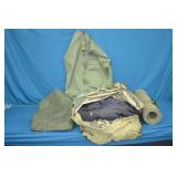 Military Cold Weather Sleeping Bag, Pad, & Duffle