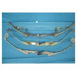 3pcs Vintage Compound Bows