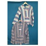 2 Size Large Cotton Mexican Baja Joe Hoodies