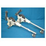 Pair Cannon Dual-Crank 6 Downriggers 14" Arms