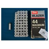 50 Round Box CCI Blazer 44 Mag Ammunition