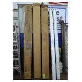 2pcs 8ft Fluorescent Light Fixtures & 21 New Bulbs