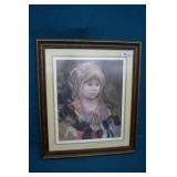 28" x 32" Framed F Masseria Signed Litho Print