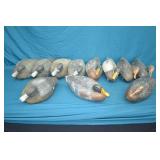 11pcs Varius Plastic Duck Decoys