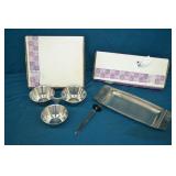 Vintage Stanley Roberts Bread Tray & Relish Set