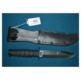 New KA-Bar USA Short Fixed Blade 1256 w/ Sheath