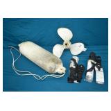 Boating Lot Rod Holders, Bumper, & 10.5" Propeller