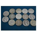 $3.50 Face Value 90% Silver Washington Quarters