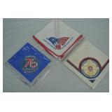 3 BSA 1976 US Bicentennial Event Neckerchiefs
