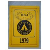 1979 BSA Nationally Accredited Camp Award Sign