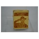 1950s Taylor Official Boy Scout Bar Needle Compass