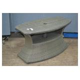 FrontGate Weighted Patio Umbrella Stand Table
