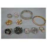 11pcs Designer Fashion Rings & Bracelets