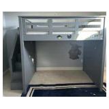 Medium Grey Wood Childs Loft Bed