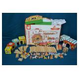 Janod Story Express Circus Wood Train Playset