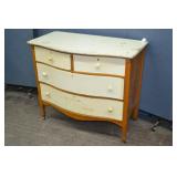 Antique Lebanon Valley 4 Drawer Oak Dresser