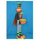 50" Tall Lighted Scary Pumpkin Halloween Deco
