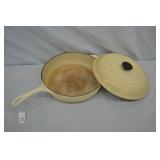 Le Creuset Enameled Cast Iron #30 Skillet w/ Lid