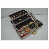 Vintage UMCO 17" Fishing Tackle Box & Contents