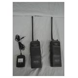 2 Radio Shack TRC-225 Hand Held CB Radios
