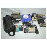 Lot Various Vintage Cameras & Other Equipment
