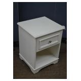 Pottery Barn Kids White Filmore Wood Nightstand