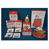 16pcs Fits & Floyd Kringle Christmas Snack Set