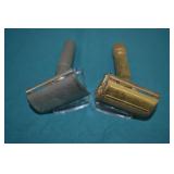 2pcs Antique Safety Razors