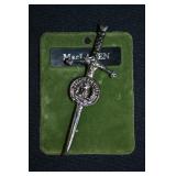 3-1/2' Authentic Scottish Clan MacLaren Crest Pin