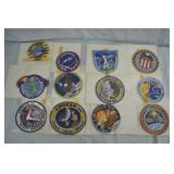 12 Different Apollo Space Mission Patches